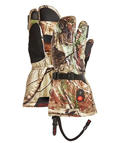 Gerbing Gyde 3-Finger Heated Gloves for Men - Rechargeable Battery-Powered Winter Gloves with Full Finger Heating - Perfect for Motorcycling, Skiing & Outdoor Activities in Cold Weather