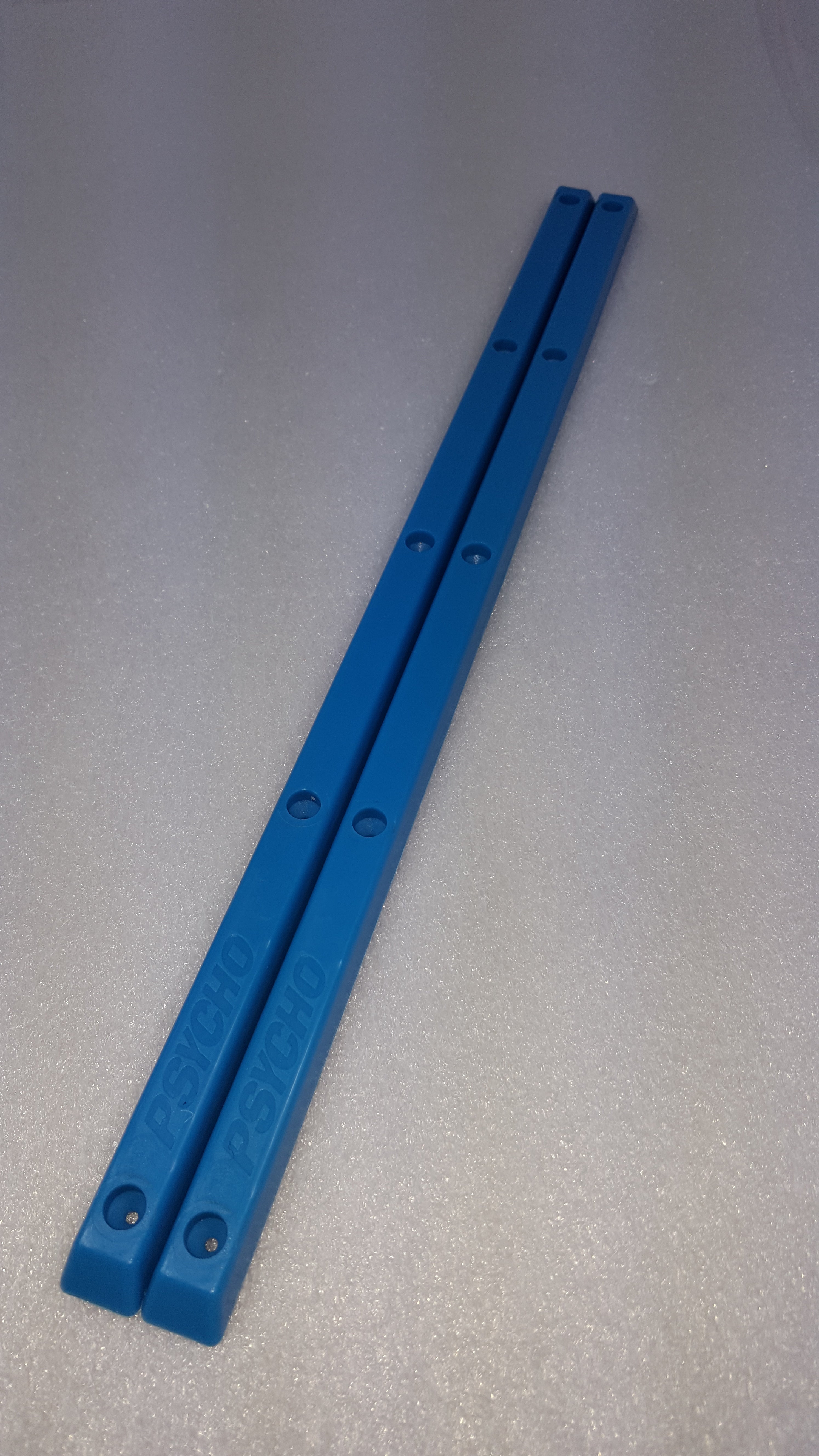 Psycho Skateboard Rails Set - Durable Blue Grind Rails for Skateboard Tricks | Perfect for Street Skating & Park Rides