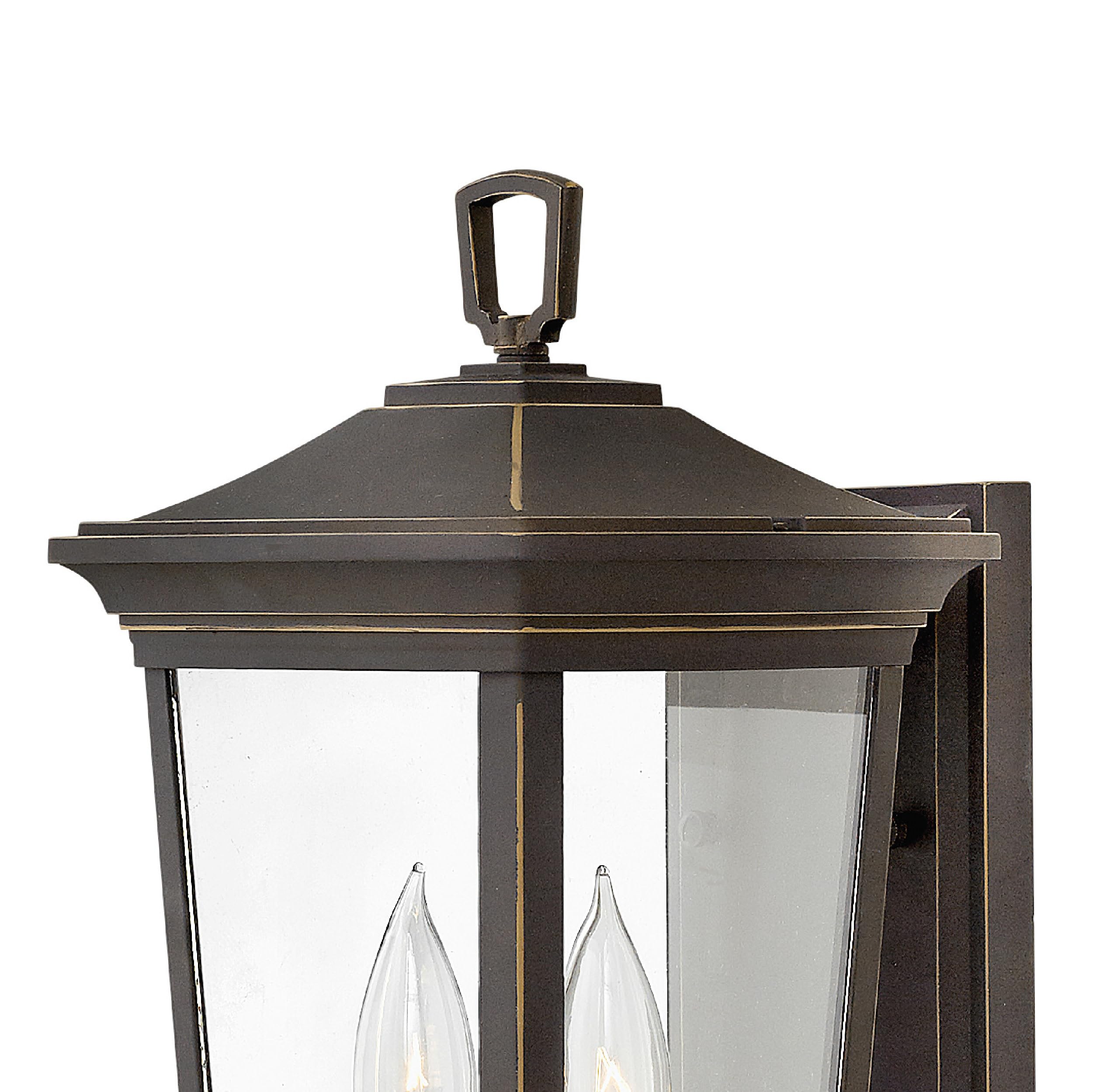Hinkley Bromley 2360OZ Small Outdoor Wall Mount Lantern in Oil Rubbed Bronze - Perfect for Porch, Patio, Garden & Entryway Lighting