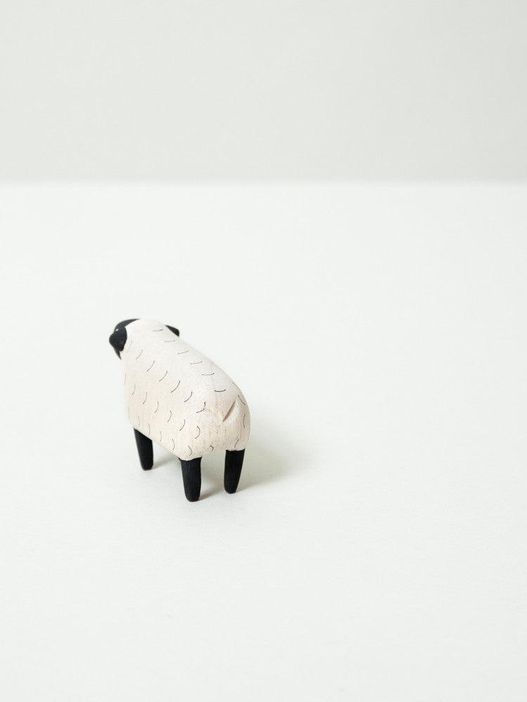 Handmade Wooden Sheep Figurine - Natural Wood Animal Decor for Nursery, Farmhouse, or Kids Room - Perfect Gift for Animal Lovers & Wooden Toy Collectors