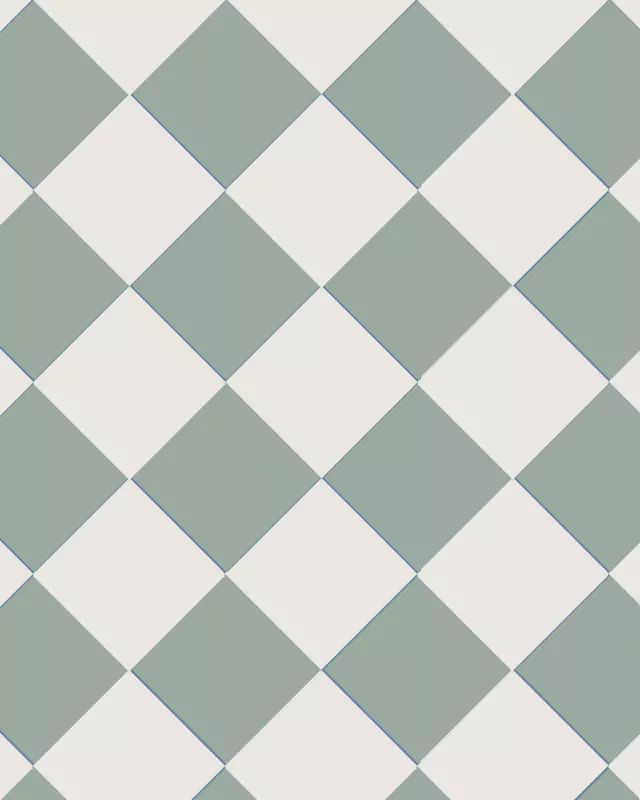 Winckelmans Granitklinker 15x15 cm Light Green/White Ceramic Tile - Perfect for Kitchen Backsplash, Bathroom Walls & Flooring