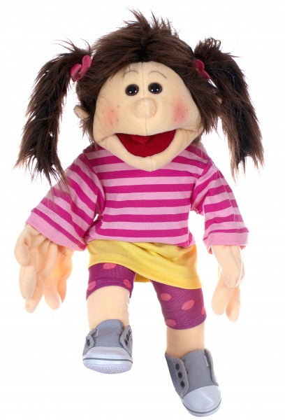 Gemma Girl Hand Puppet 47cm (18.5 inches) - Premium Plush Puppet for Kids, Interactive Storytelling & Educational Play - Perfect for Classroom, Home Theater & Children's Parties (Model 212)