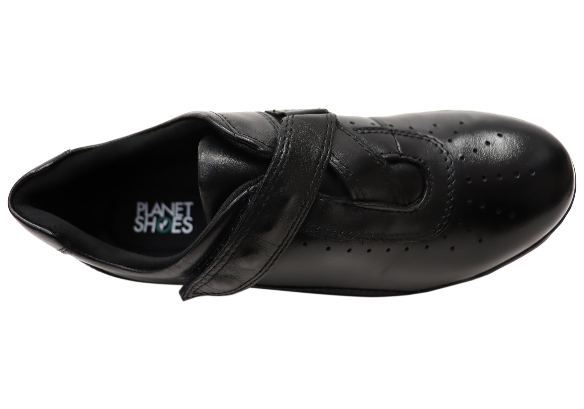 Planet Shoes Reflex Women's Comfortable Leather Adjustable Strap Shoes - Perfect for Walking, Work & Casual Wear
