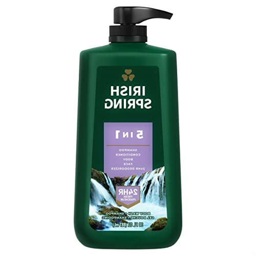 IO-Style 5-in-1 Men's Body Wash Pump - 30 Oz Hydrating Shower Gel for Gym, Travel & Daily Use - Refreshing Cleanser with Moisturizing Formula