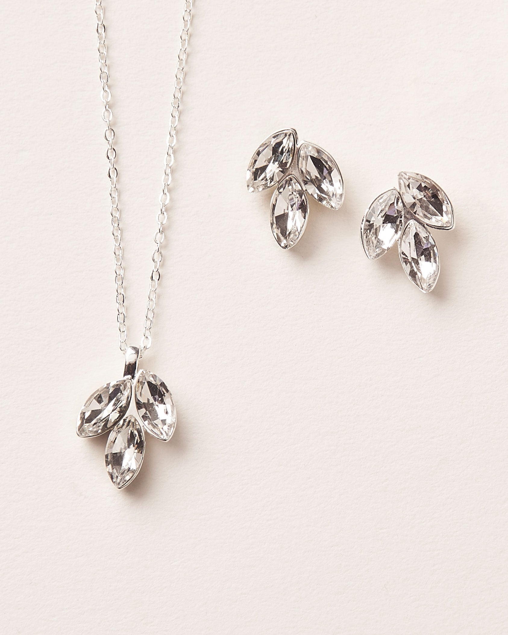 Maeve Elegant Jewelry Set for Women - Sterling Silver Necklace, Earrings & Bracelet Gift Set | Perfect for Weddings, Parties & Everyday Wear