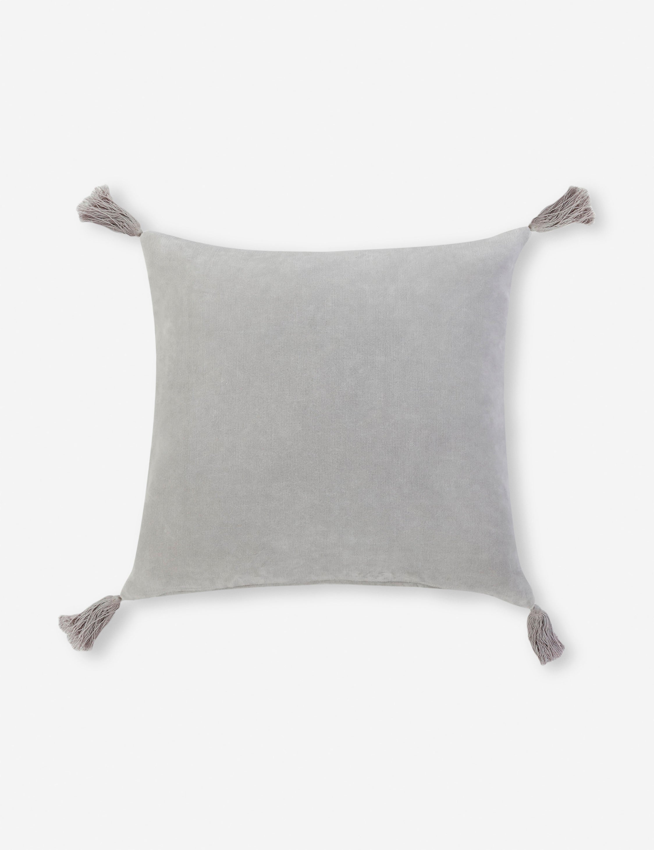 Luxury Bianca Velvet Throw Pillow Covers - Soft Decorative Cushion for Sofa, Bed & Home Decor - Elegant Living Room & Bedroom Accent Pillow by Pom Pom at Home