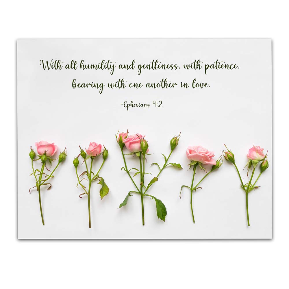 Christian Wall Art - Ephesians 4:32 Bible Verse Print for Home & Office Decor