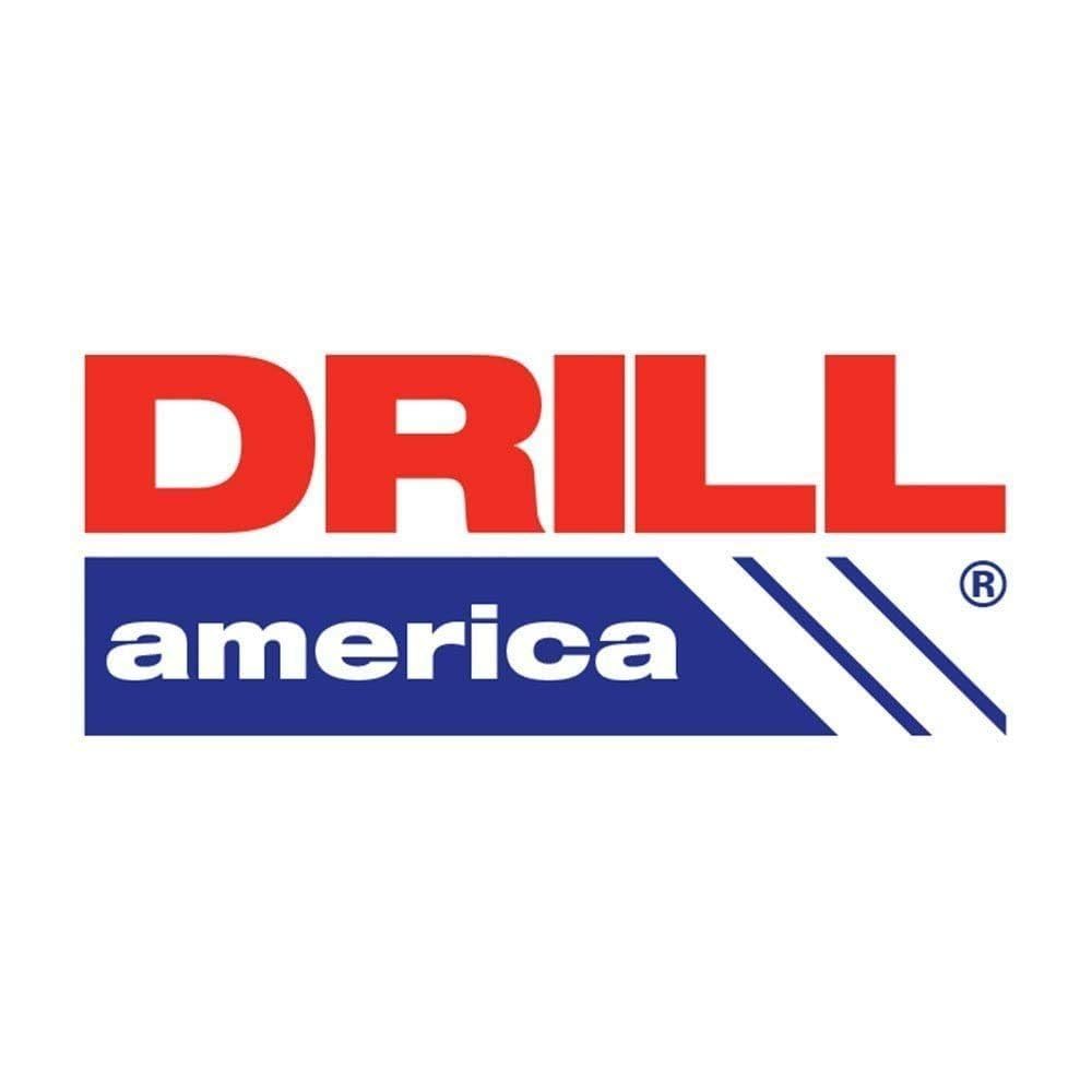 Drill America R HS Split Point Stub Drill Bit - High Speed Steel for Precision Drilling in Metal, Wood & Plastic - Perfect for DIY, Construction & Metalworking Projects