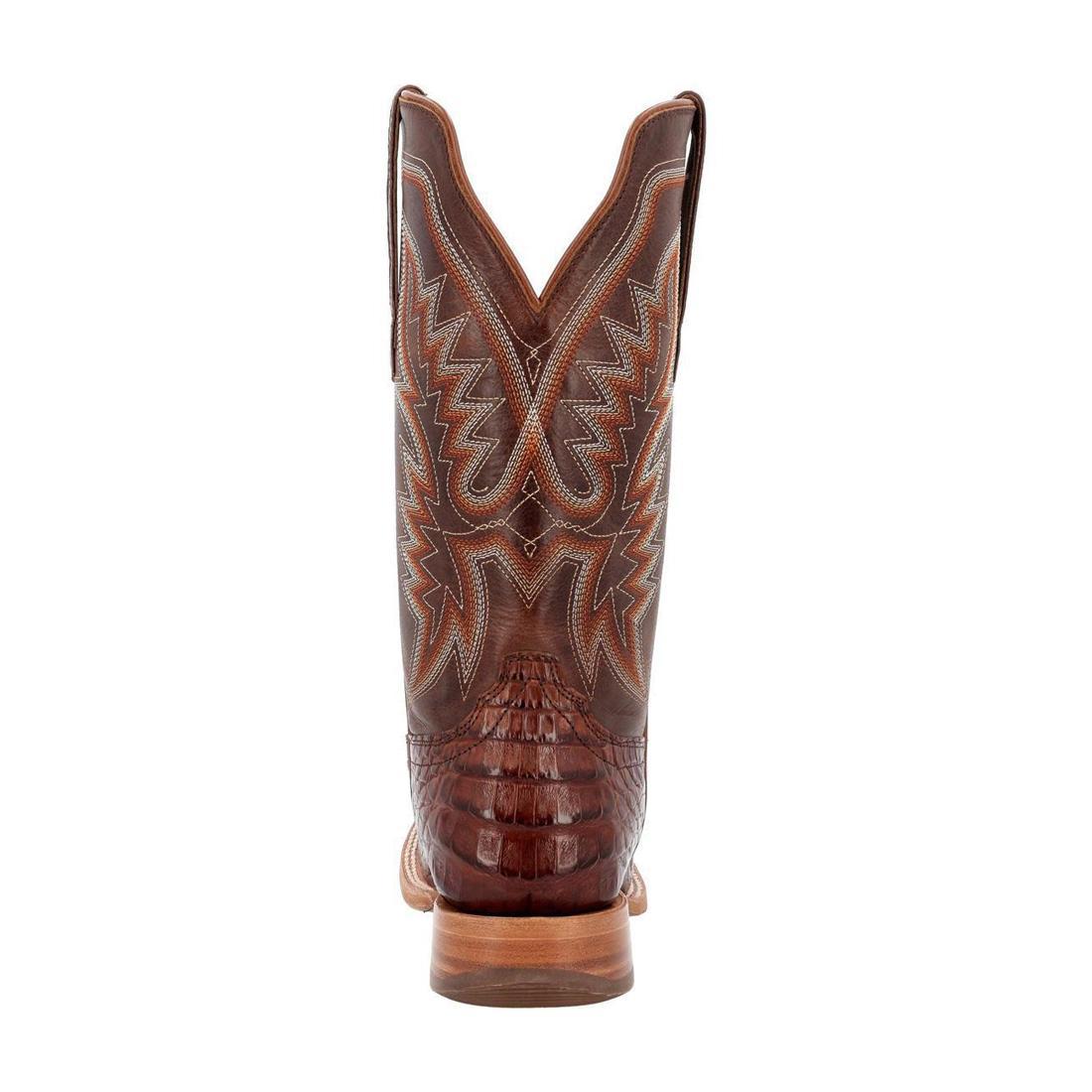 PRCA Collection Genuine Caiman Belly Western Cowboy Boots for Men - Durable & Stylish Rodeo, Country Dance & Outdoor Riding Boots