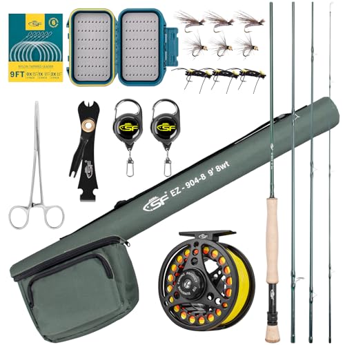 Emerald Green Fly Rod Combo 8wt