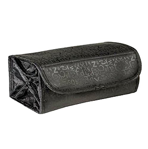 Futaba Foldable Cosmetic Travel Organizer - Black | Portable Makeup Bag for Women | Perfect for Travel, Gym & Daily Use
