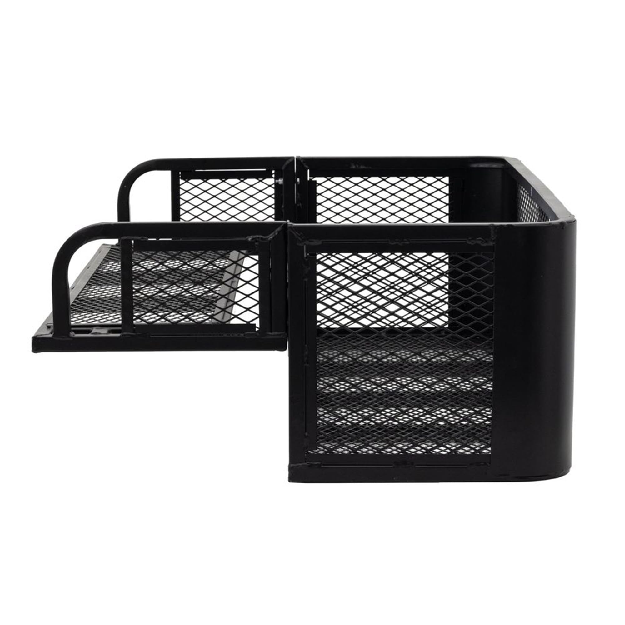 Heavy Duty Titan Ramps Rear ATV Cargo Carrier Basket - 150 lb Capacity Universal Storage Rack with Steel Mesh Surface - Perfect for Hunting, Camping & Off-Road Adventures