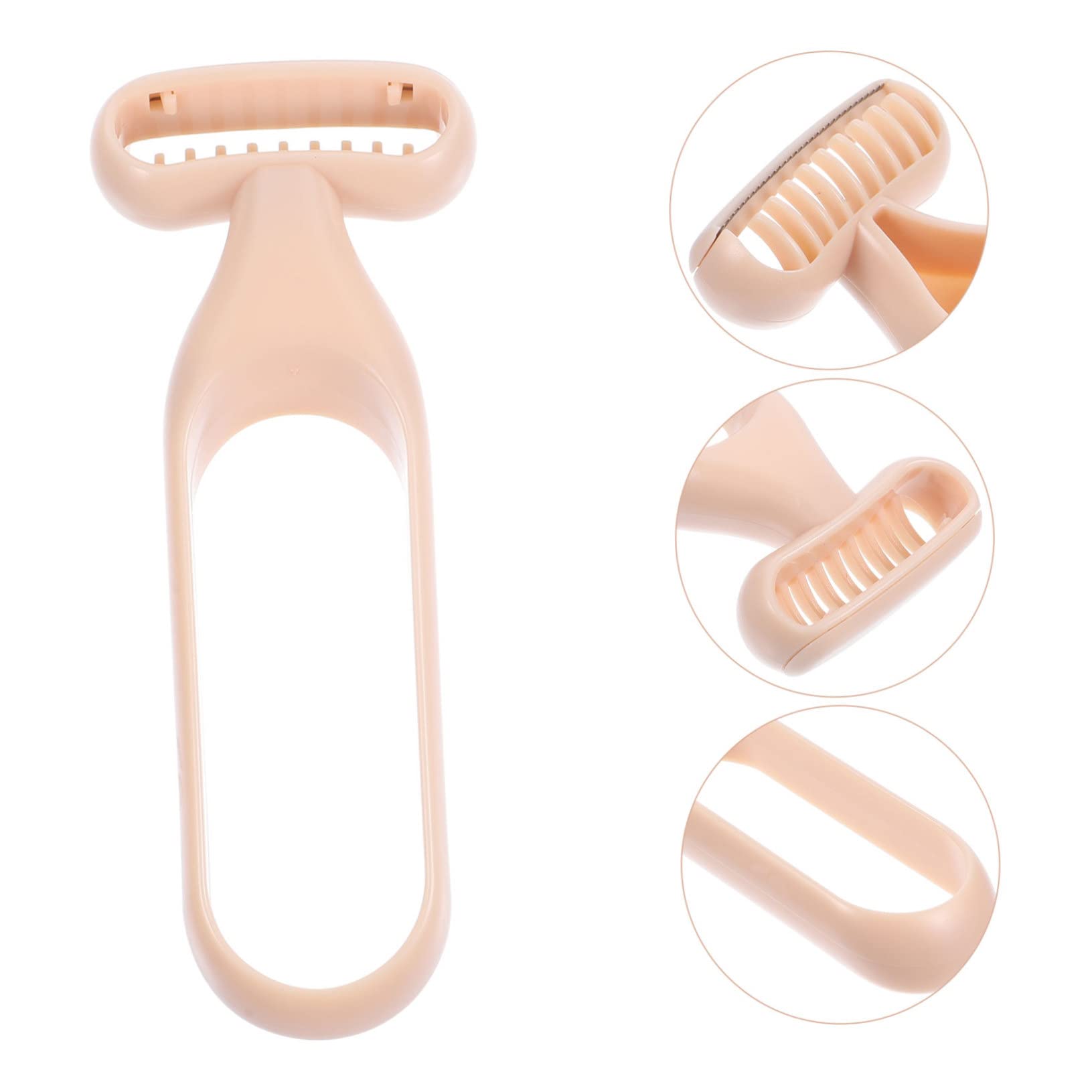NOLITOY 5-Pack Women's Body Hair Shaver - Reusable Underarm, Leg & Body Hair Remover Razor | Gentle Manual Hair Trimmer for Smooth Skin | Perfect for Travel, Gym & Home Use