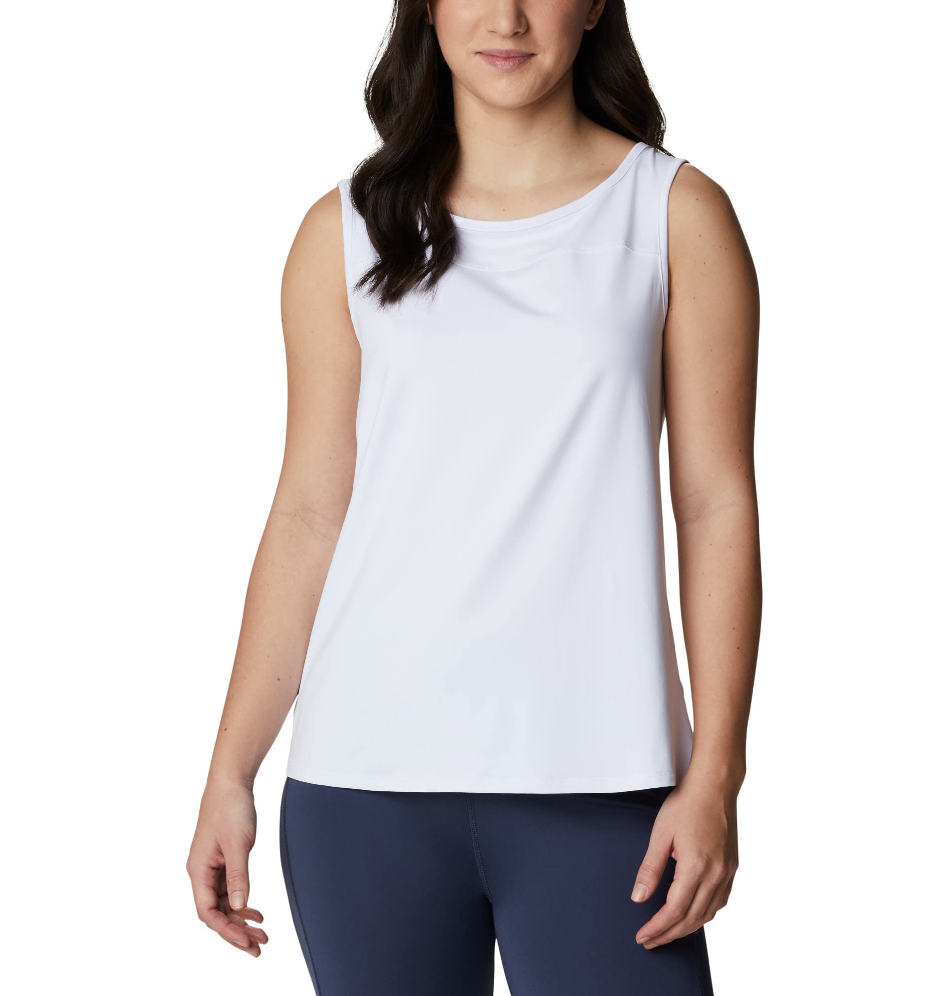 Columbia Women's Chill River Tank Top - Moisture Wicking, UPF Sun Protection, Breathable Activewear for Hiking, Running & Outdoor Adventures
