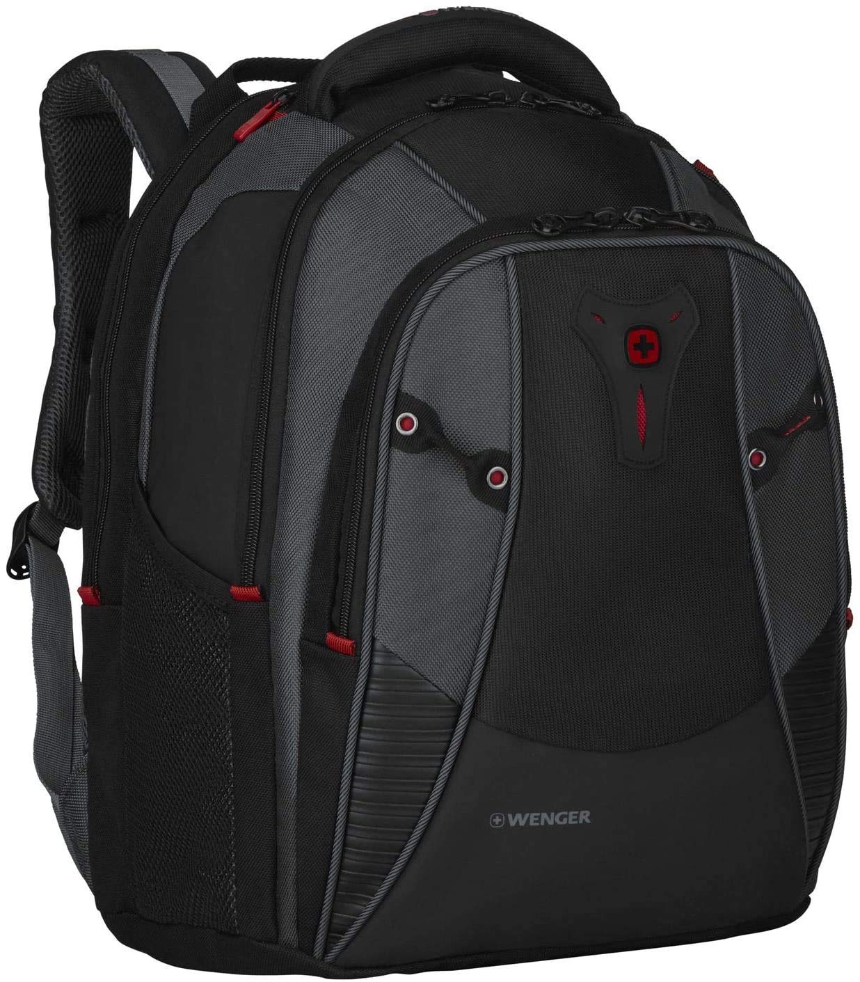 Swiss Gear MYTHOS Laptop Backpack 17 Inch, Water-Resistant Travel Backpack for Men & Women, Durable School & Business Computer Bag with USB Charging Port - Perfect for Work, College & Commuting