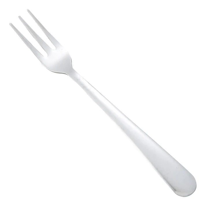 Winco Windsor Oyster Fork 0002 07 - Premium Stainless Steel Seafood Fork for Oysters, Clams & Shellfish - Elegant Table Setting for Fine Dining & Seafood Restaurants