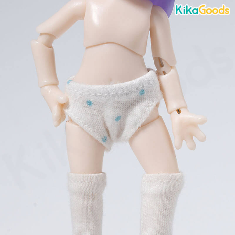 BJD Doll Underwear Set - Soft Cotton Panties for Ball Jointed Dolls - Perfect for 1/3, 1/4 Scale Doll Clothing & Photo Shoots