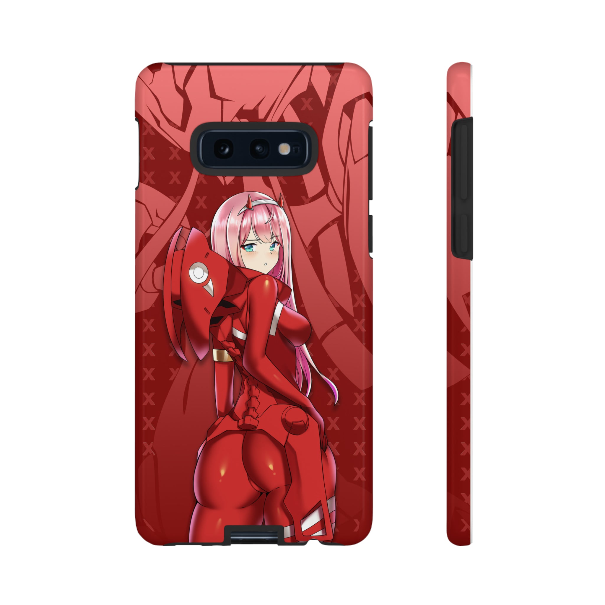 Zero Two V2 Anime Phone Case for iPhone 15/14/13/12/11 Pro Max - Cute Japanese Cartoon Character Shockproof Protective Cover - Perfect for Cosplay, Anime Fans & Daily Use