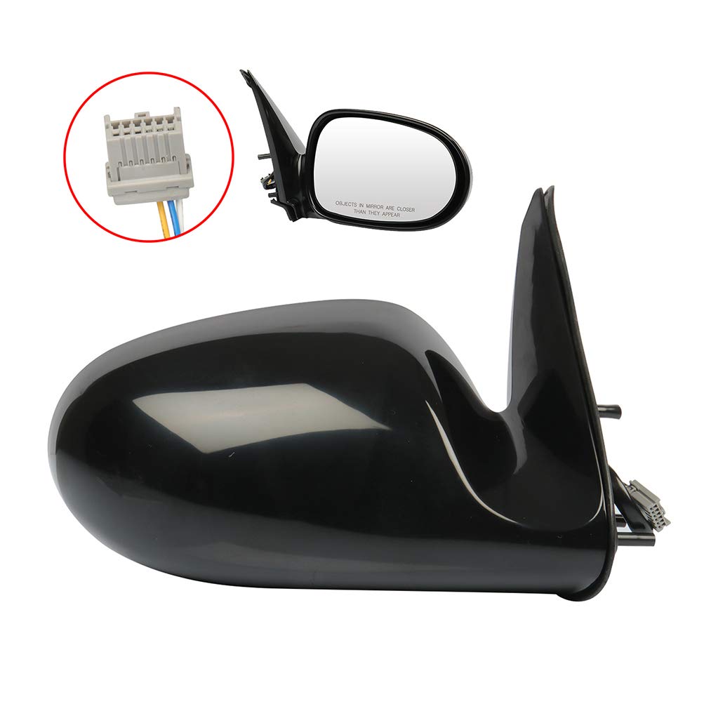 SCITOO Right Passenger Side View Mirror Compatible with 2000-2009 Nissan Sentra - Power Non-Folding Exterior Replacement Mirror (Black, Part #NI1321133) - Perfect for Car Repair & Auto Body Replacement