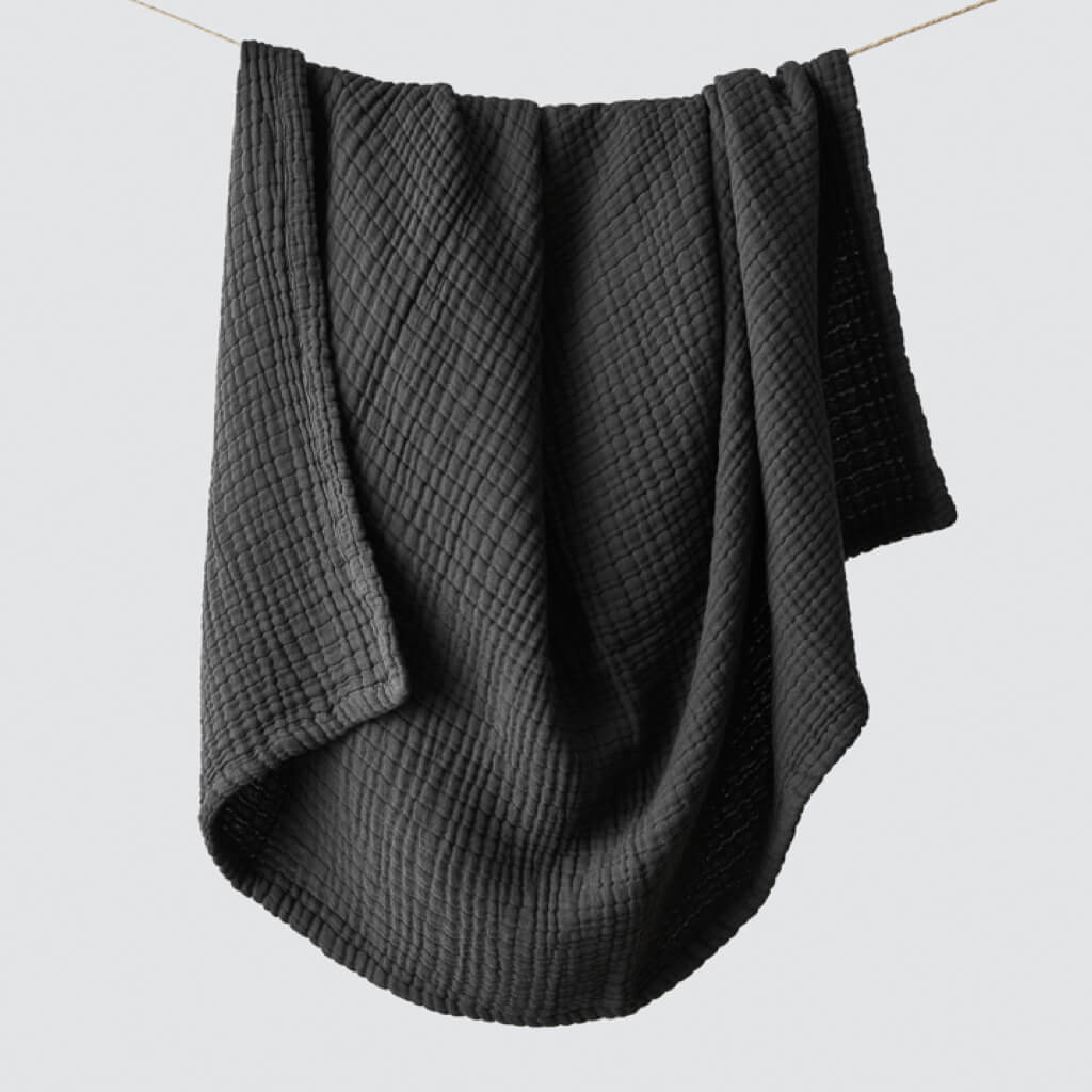 Soft Breathable Cotton Gauze Throw Blanket - Lightweight & Cozy for Bed, Couch, and Outdoor Use - Perfect for Lounging, Travel, and Picnics