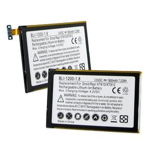 Original Motorola Droid Razr XT912 Replacement Battery - 3300mAh Li-ion Extended Life Battery for Motorola Droid Razr XT912 Smartphone - Perfect for Travel, Work & Everyday Use