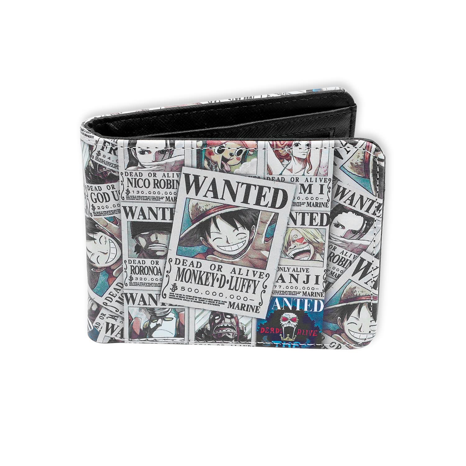 G-Ahora Anime Wallet for Men - Faux Leather Coin Pocket Wallet - Perfect Gift for One Piece Fans & Anime Lovers (WC-Piece) - Great for Cosplay, Conventions & Everyday Use