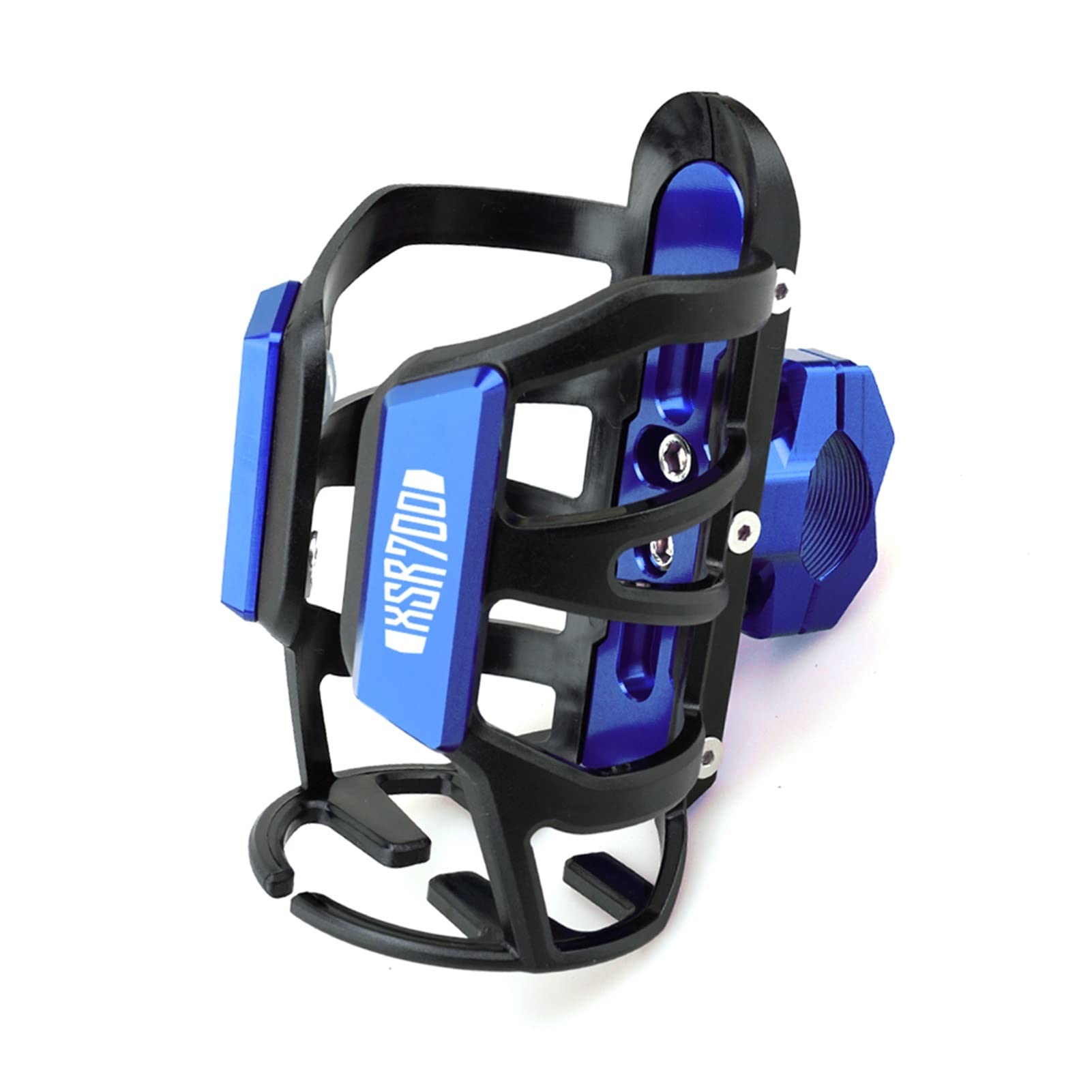 Universal Motorcycle Cup Holder for Yamaha XSR700 XSR900 - Durable Drink Bottle Mount Accessory for All Year Riding - Perfect for Commuting, Touring & Adventure Bikes (XSR700 Blue)