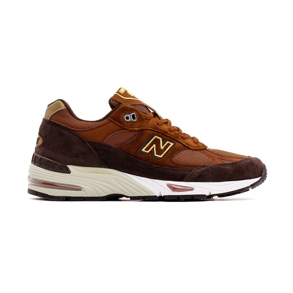 New Balance M991YOX Black Coffee Men's Running Shoes - Made in UK England - Premium Comfort & Style for Jogging, Gym & Casual Wear