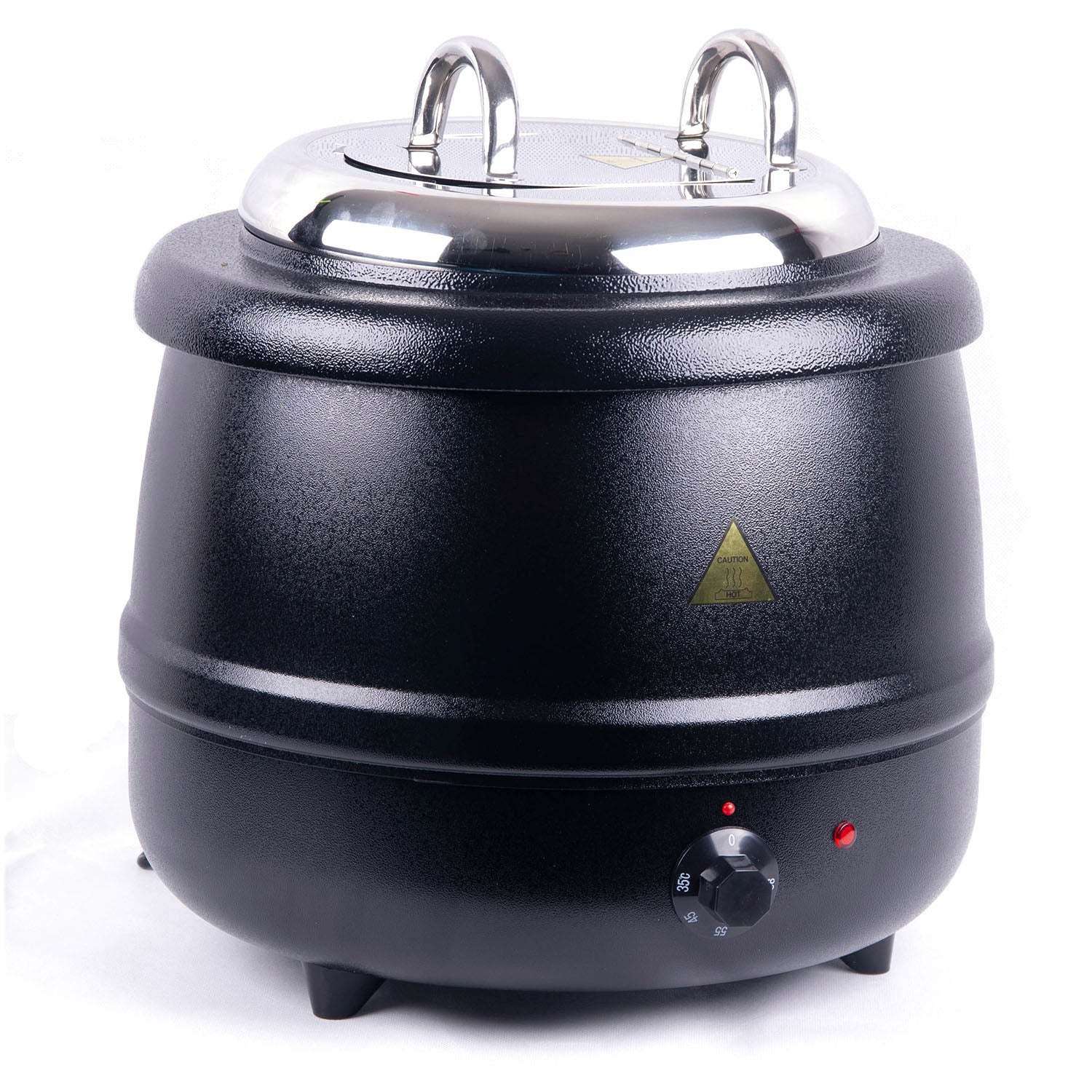 13L Commercial Electric Buffet Food Warmer - Stainless Steel Soup Warmer & Hot Holding Cabinet for Restaurants, Catering & Buffet Service