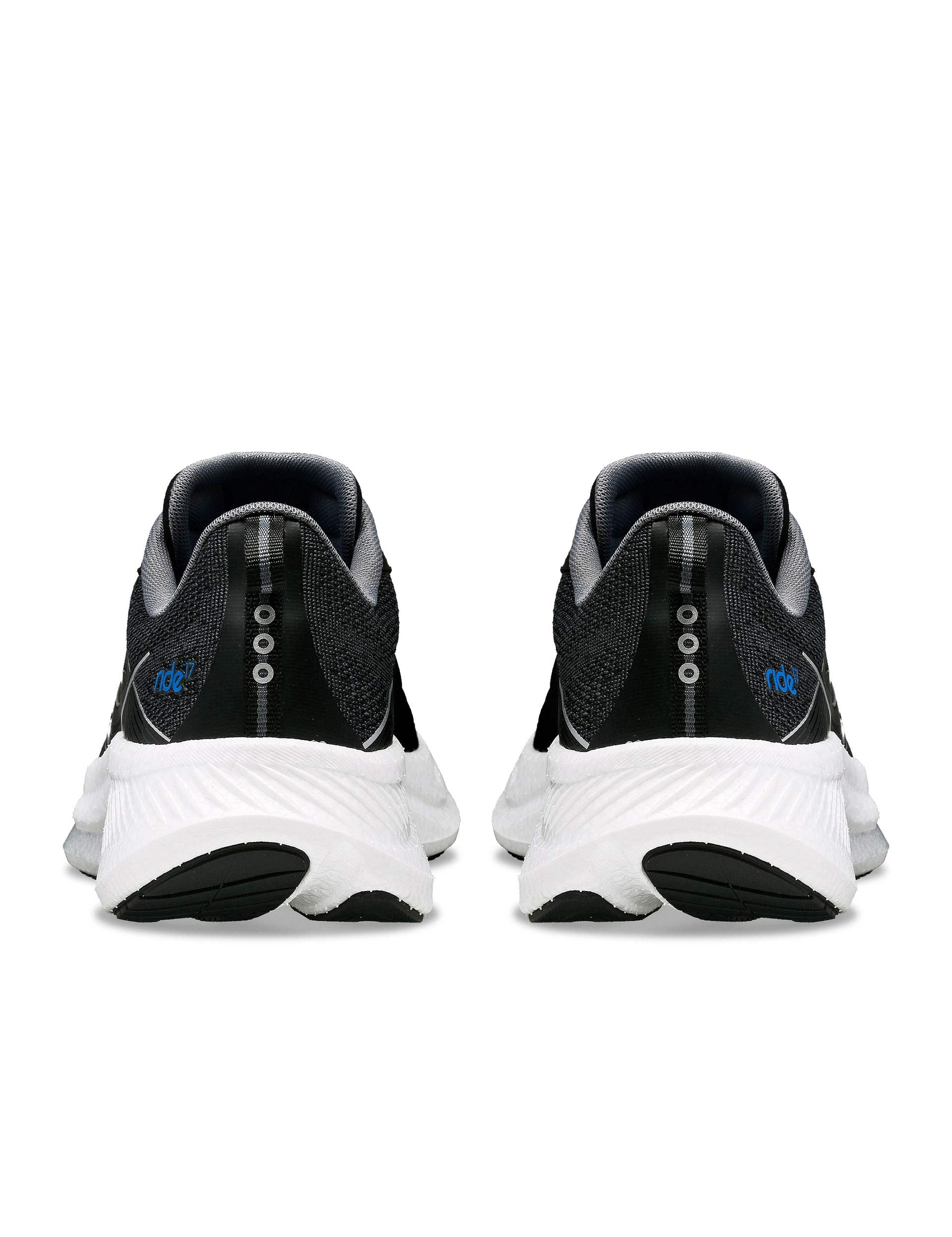 Ride 17 Black/White Running Shoes - Lightweight Cushioned Sneakers for Men & Women - Perfect for Jogging, Gym Workouts & Daily Wear