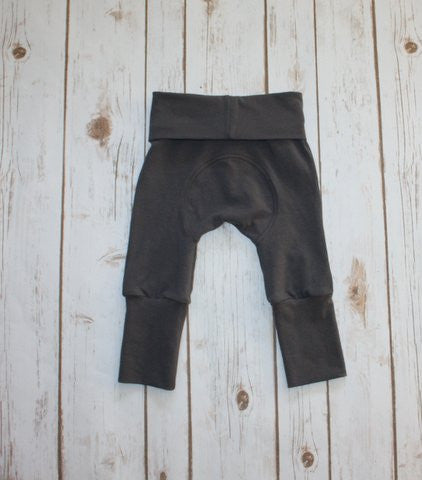 MINI Grow With Me Pants for Babies & Toddlers | Adjustable Waistband | Soft Cotton Stretchy Pants | Perfect for Playtime, Daycare & Family Outings