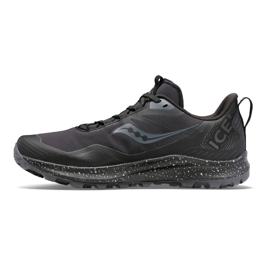 Saucony Men's Peregrine ICE+ 3 Trail Running Shoes - Waterproof Winter Grip for Snow & Ice - Lightweight Cushioned for Hiking & Outdoor Adventures