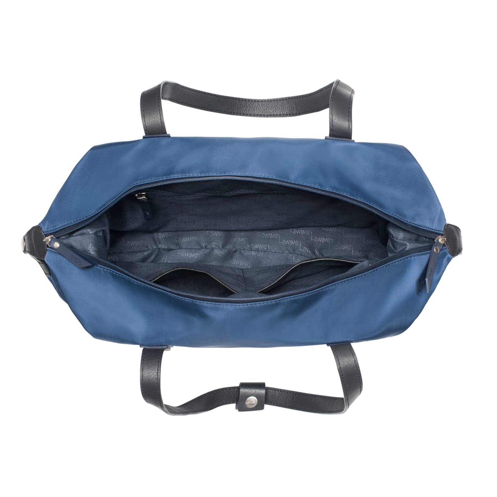 SWIMS Unisex 24 Hour Waterproof Holdall Bag - Lightweight Carry-On Luggage for Travel, Gym, Work Commute & Everyday Use - Durable Navy Blue Travel Bag for Men & Women - Perfect for Business Trips, Weekend Getaways & Sports Activities