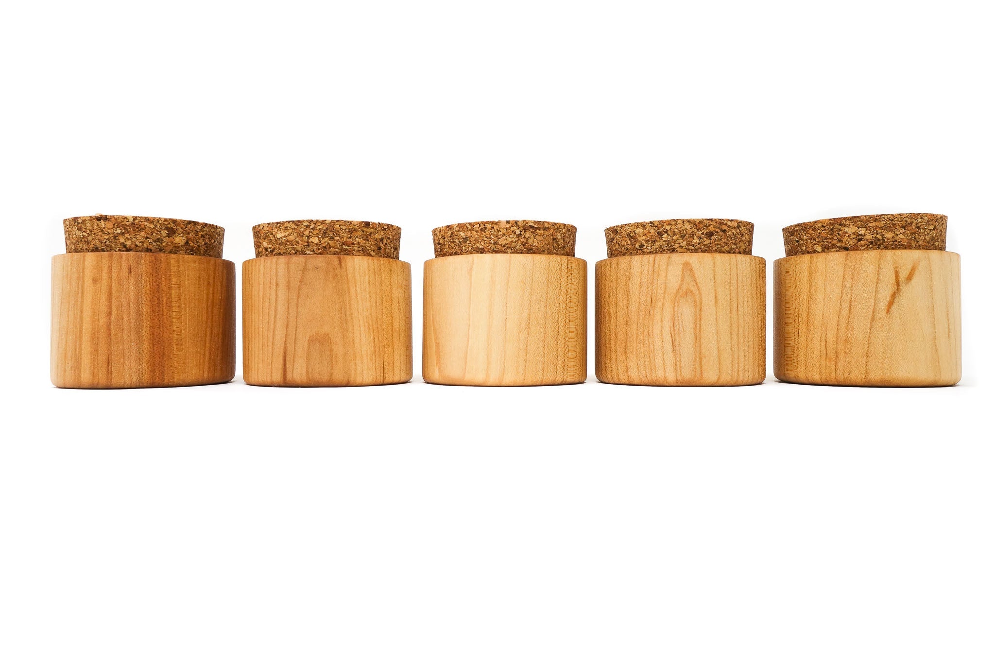 Premium Wooden Salt Cup - Handcrafted Natural Bamboo Salt Holder for Kitchen & Dining Table - Perfect for Himalayan Salt, Sea Salt & Spice Storage