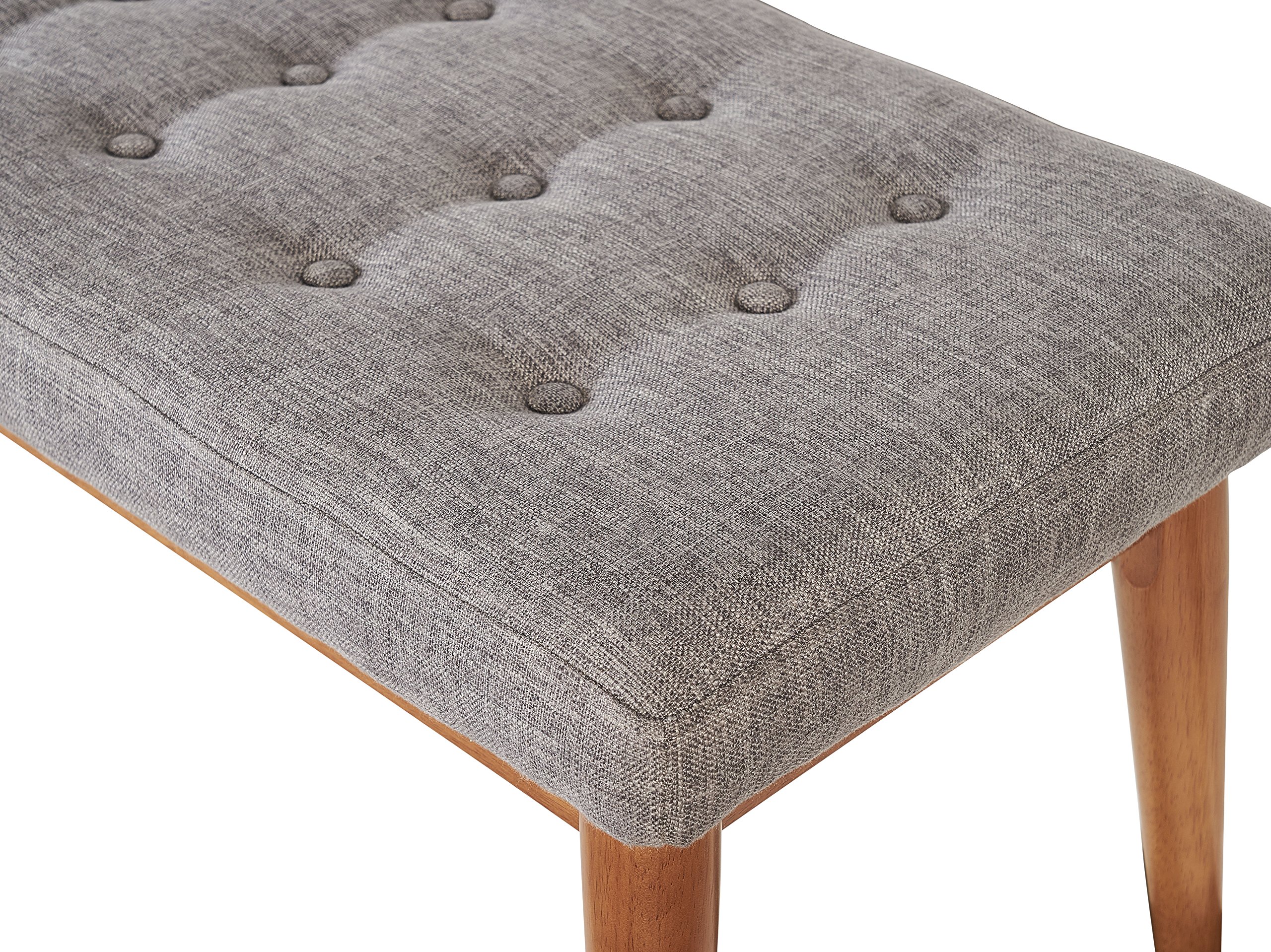 Crosley Furniture Landon Solid Wood Dining Bench - Entryway, Mudroom, Kitchen, or Dining Room Seating - Acorn Finish - Rustic Farmhouse Style for Home Decor