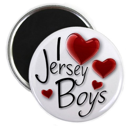 I HEART Jersey Shore BOYS 2.25 Inch Fridge Magnet - Perfect for Refrigerators, Lockers & Office Decor