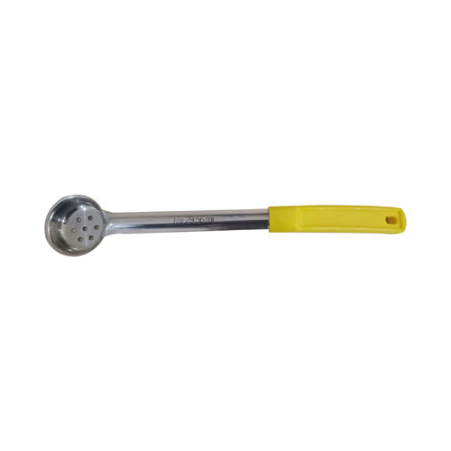 **Perforated Food Portion Server - 1 oz, Yellow - Perfect for Measuring Portions, Serving Small Snacks & Garnishing Dishes - Culinary Essentials 859172**
