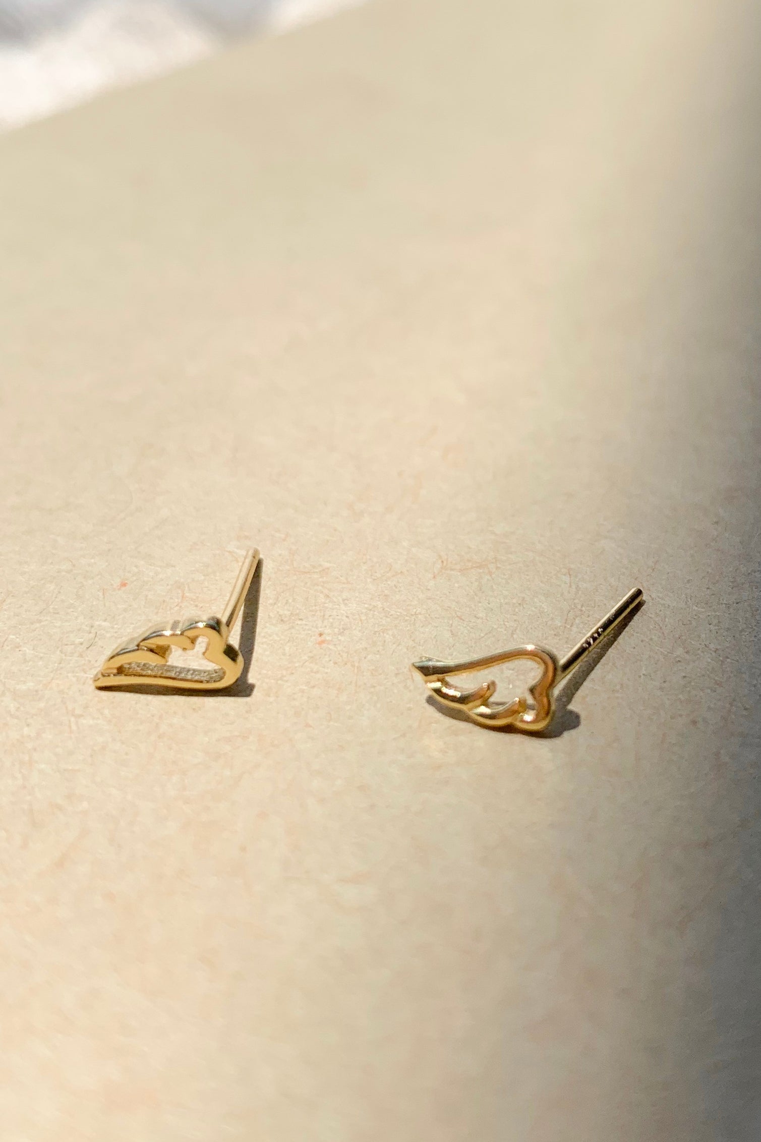 14K Gold Plated Wings Tiny Earrings - Elegant Bridal Party Gifts for Wedding, Bridesmaids, Anniversary & Special Occasions