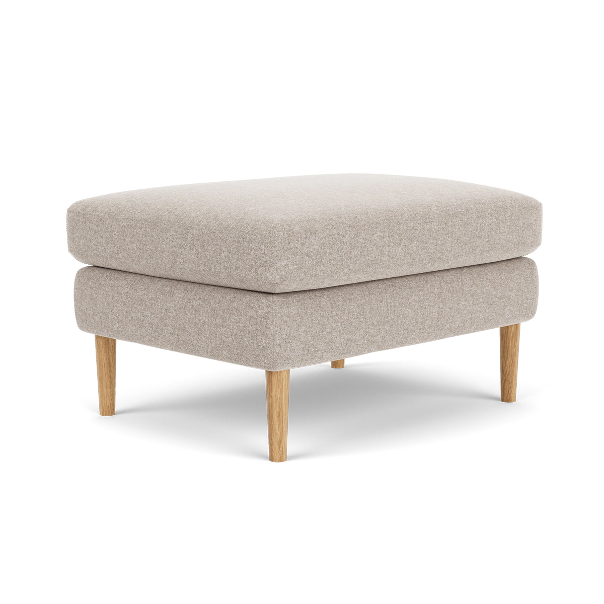 Astha Fabric Ottoman Stool - Soft Round Storage Pouf with Removable Cover for Living Room, Bedroom & Nursery - Perfect for Extra Seating & Home Decor