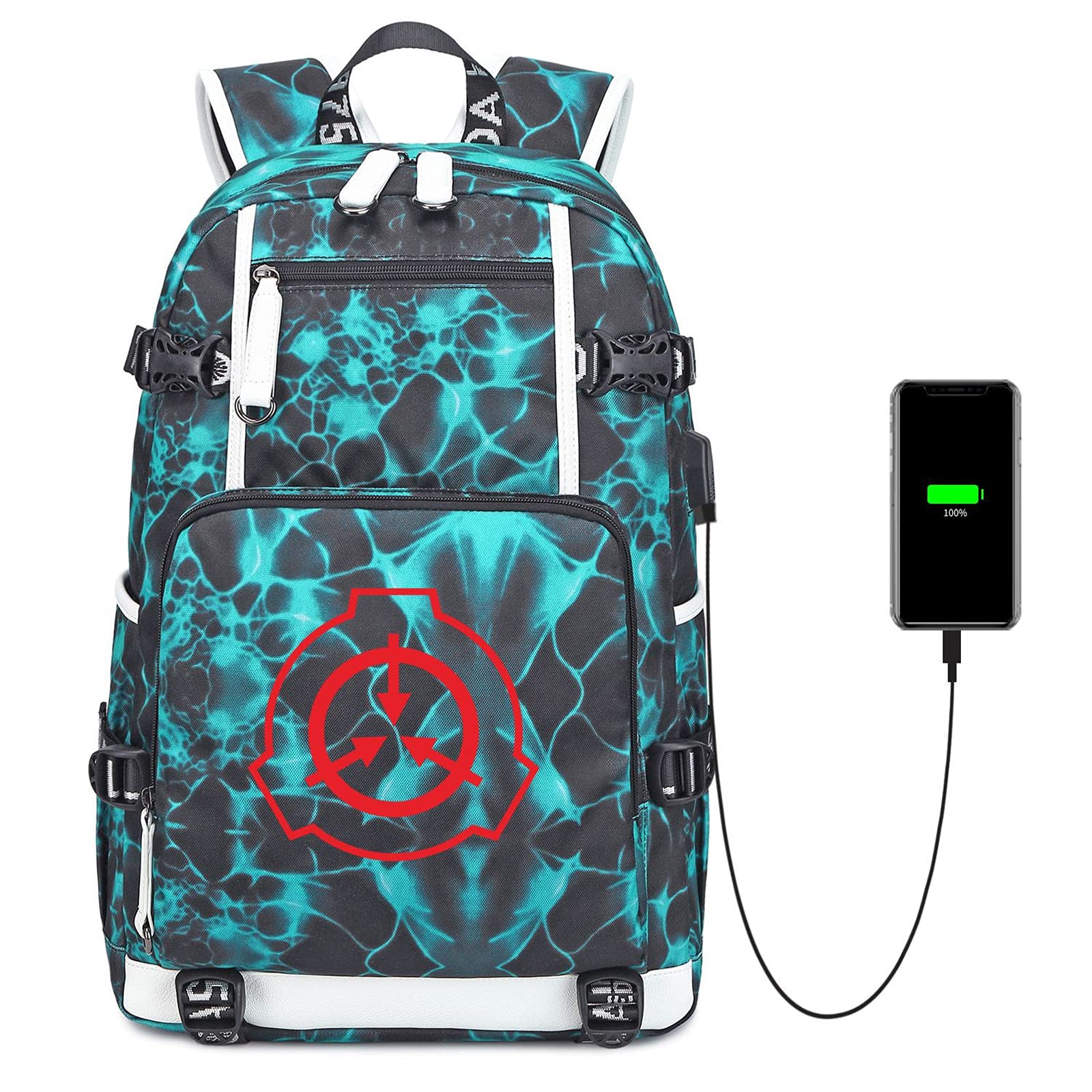 SCP Foundation Backpack for Boys & Girls - Waterproof Laptop Bag for School & Travel