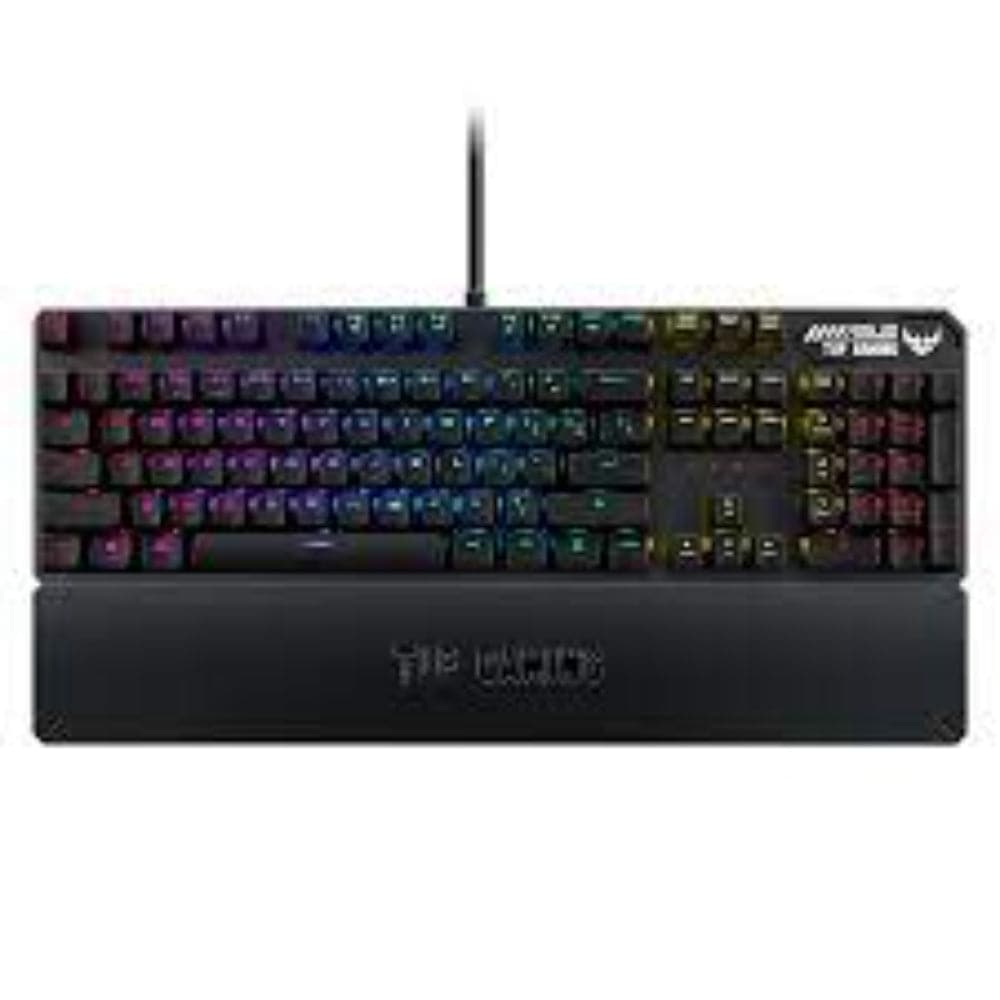ASUS TUF Gaming K3 Mechanical Keyboard - RGB Backlit, Water Resistant, Durable Switches for PC Gaming - Perfect for Esports, Streaming & Office Work