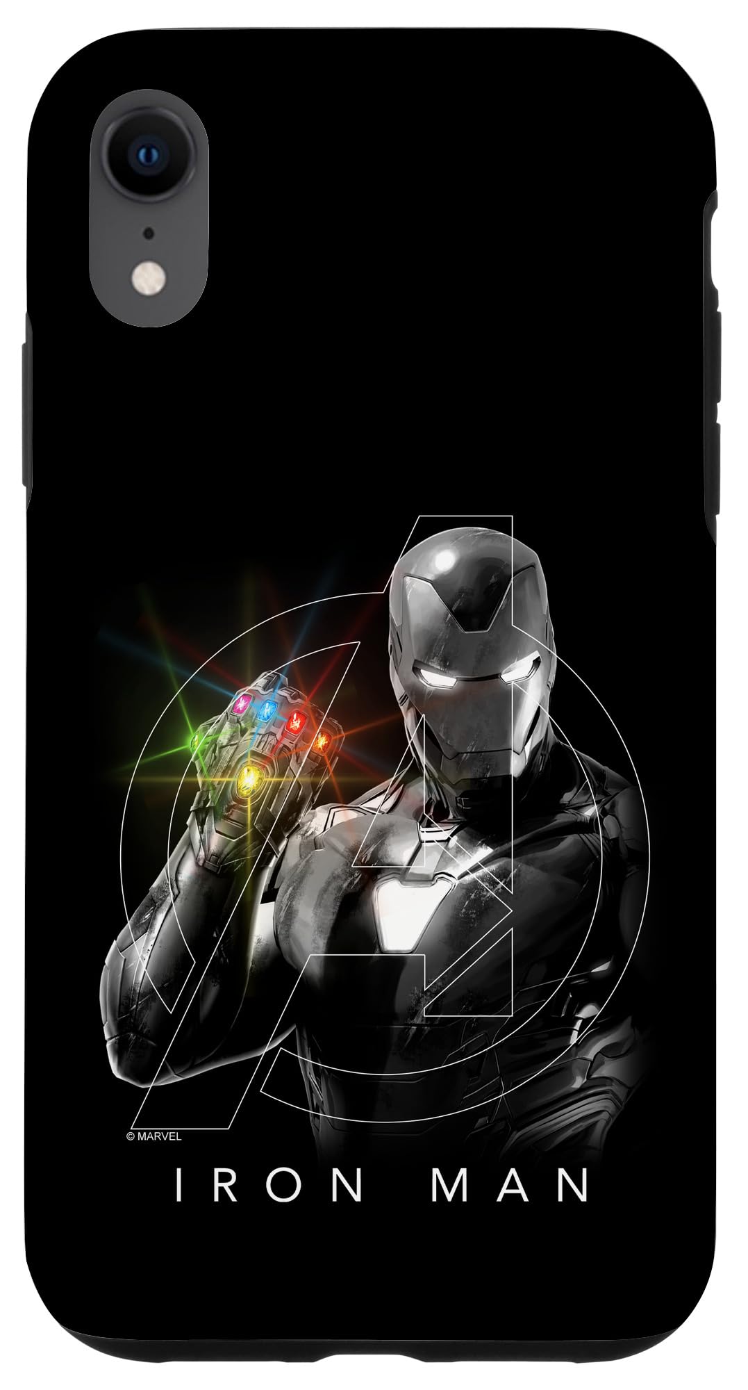 Marvel Avengers Iron Man Infinity Gauntlet Case for iPhone XR - Durable Protective Phone Cover - Perfect for Marvel Fans, Cosplay & Superhero Enthusiasts