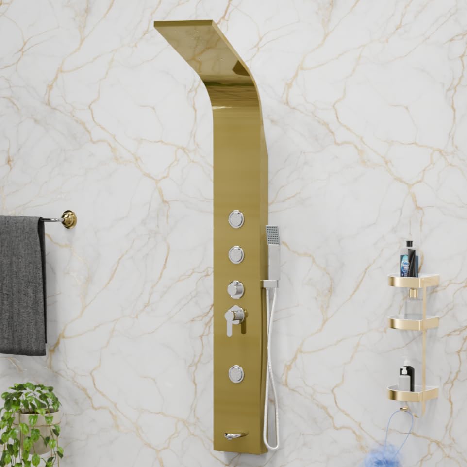 Premium InArt Stainless Steel Shower Panel System - 12