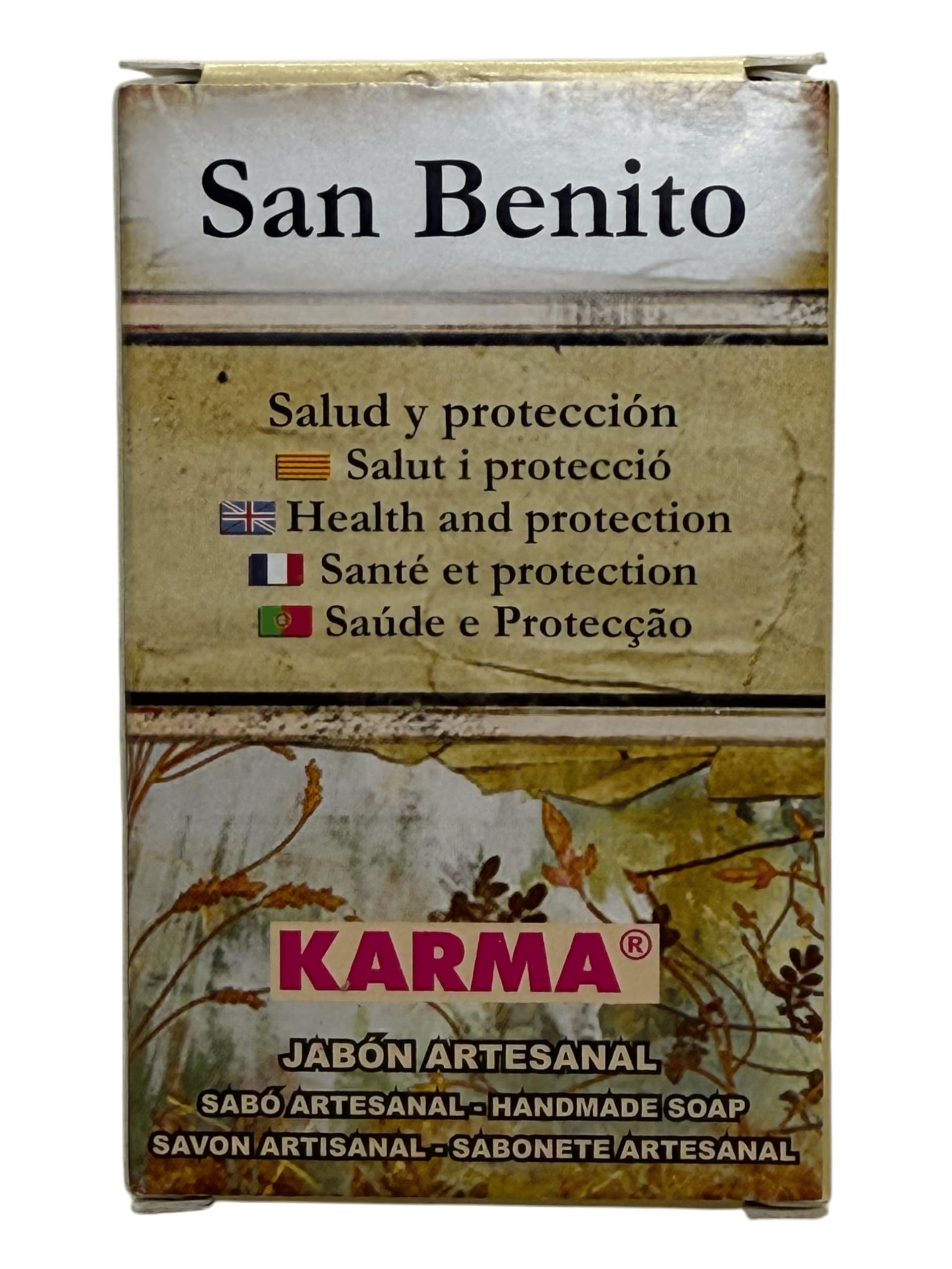 Esoteric Soap San Benito 100g - Natural Protection & Spiritual Cleansing Bar for Home, Travel & Ritual Use - Handmade Herbal Soap for Health & Wellness