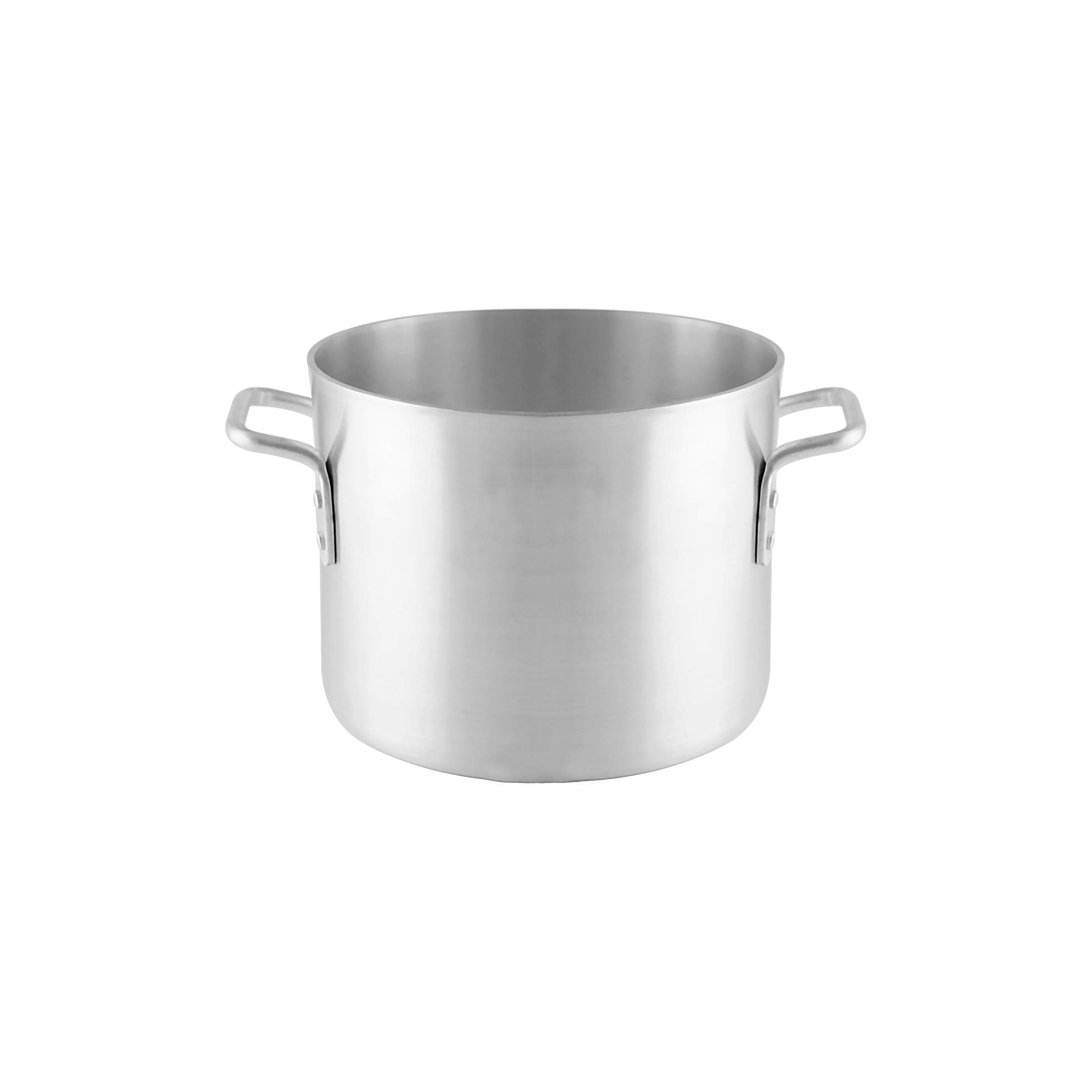 Thunder Group 8-Quart Stainless Steel Stock Pot - Heavy Duty Commercial Cooking Pot for Soup, Stew, Pasta & Canning - Restaurant & Home Kitchen Use