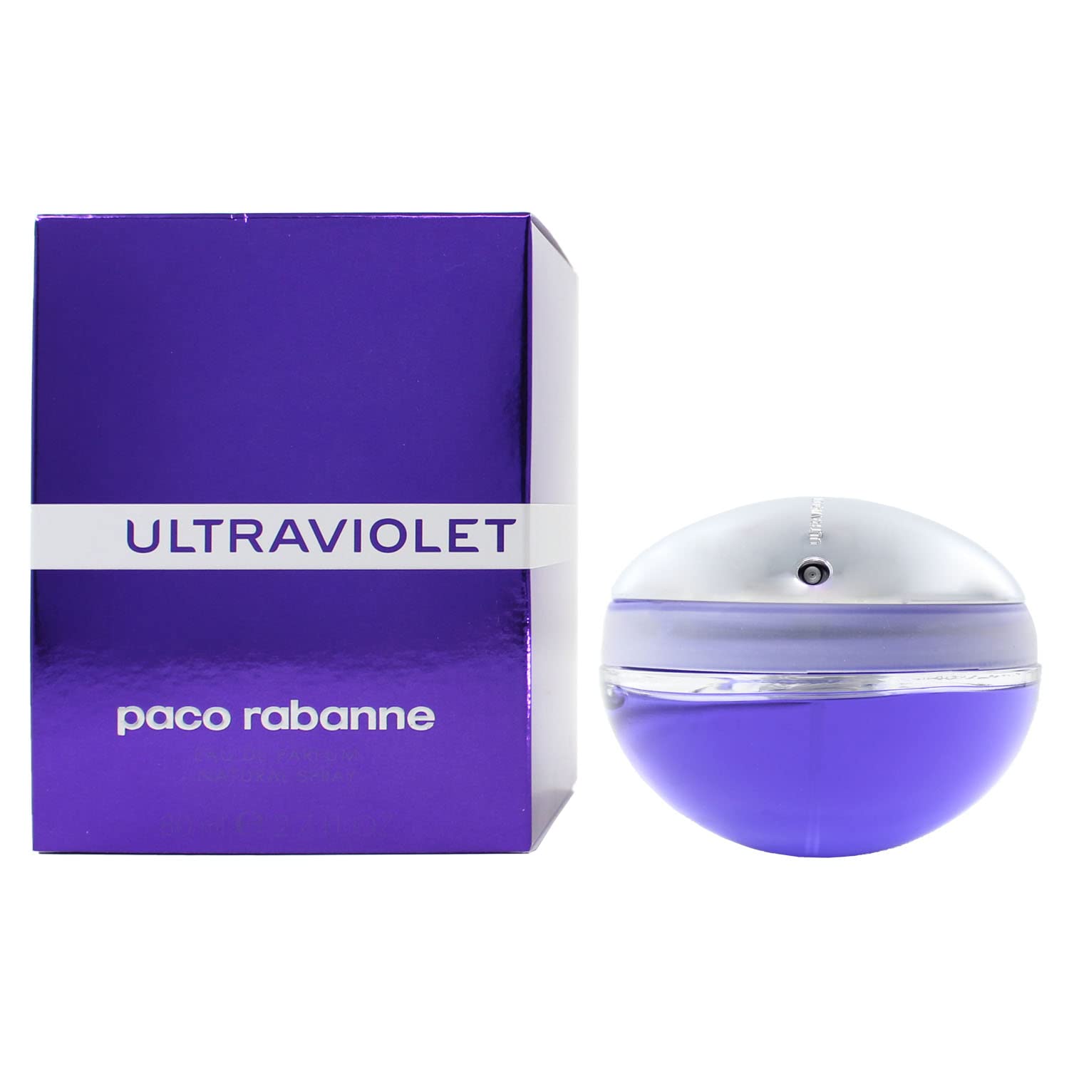 PACO RABANNE ULTRA VIOLET Women's Eau De Parfum Spray - 2.7 oz / 80 ml - Floral Fruity Fragrance for Women - Perfect for Date Night, Office & Special Occasions