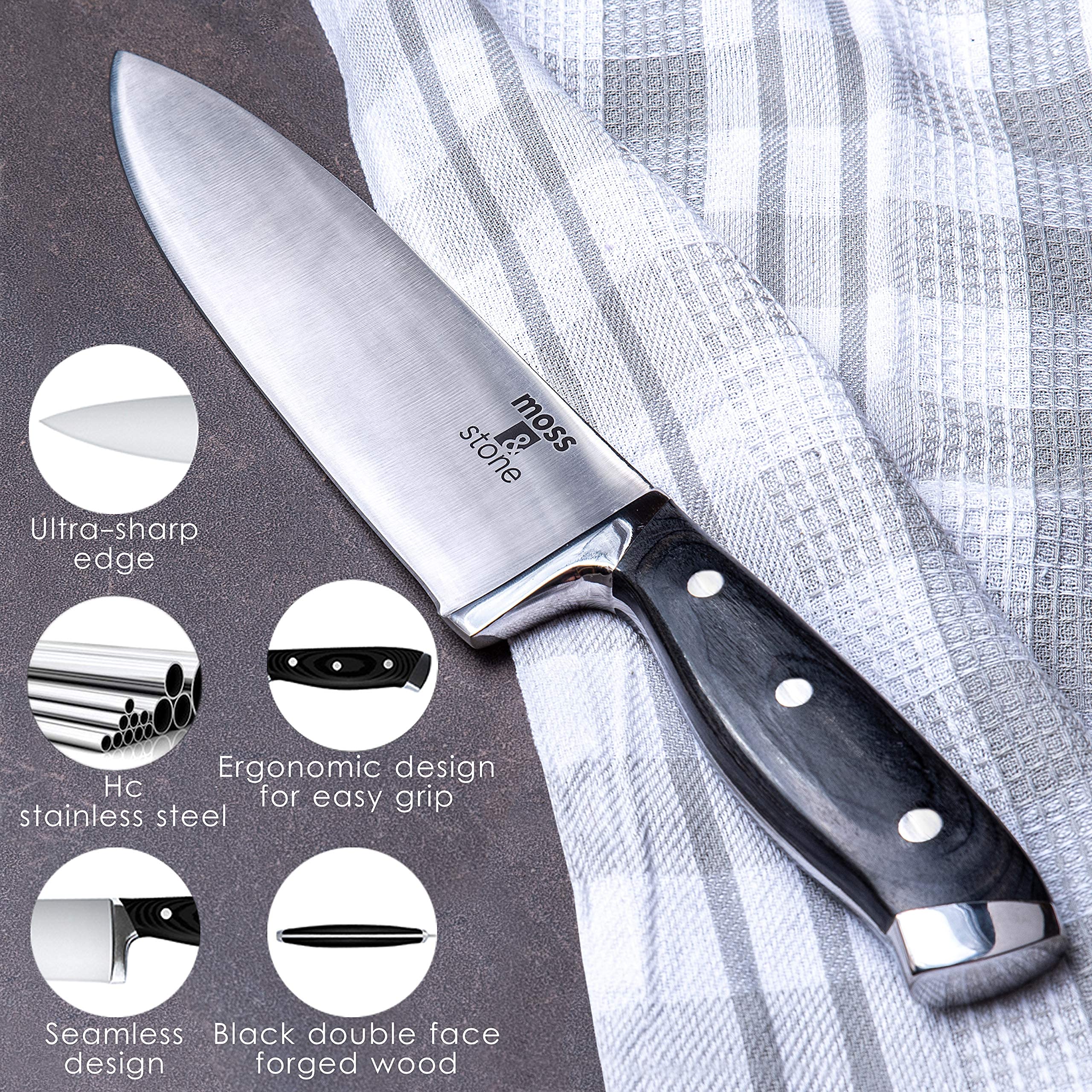 Premium 2-Piece Non-Slip Cutting Board Set for Kitchen & Chef - BPA-Free Polypropylene, Dishwasher Safe with Grip Handle - Perfect for Meal Prep, Slicing Vegetables & Meat Cutting