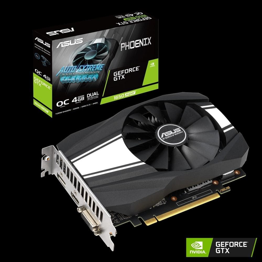 ASUS Phoenix GeForce GTX 1650 Super 4GB GDDR6 OC Edition Graphics Card - 3 Year Warranty | Perfect for 1080p Gaming, Video Editing & Streaming