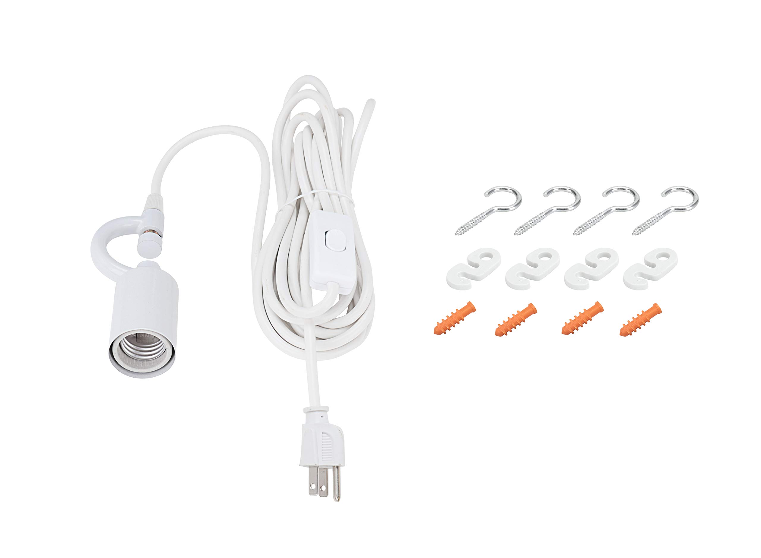 Aspen Creative 71222-21 Plug-in Swag Conversion Kit for Pendant Light with 8