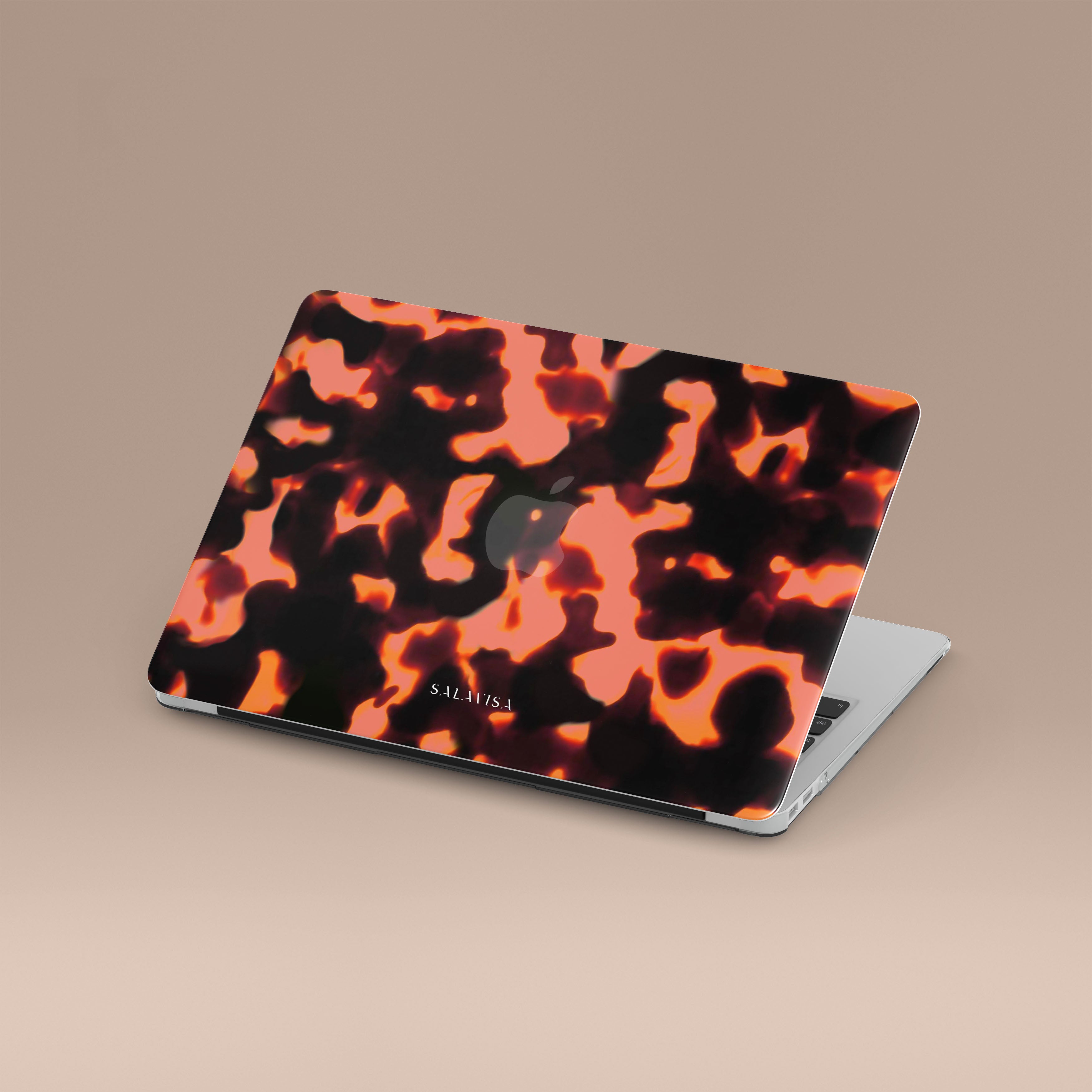 Premium Red Tortoise Shell MacBook Case - Stylish & Durable Laptop Cover for MacBook Air/Pro - Perfect for Work, Travel & Everyday Protection